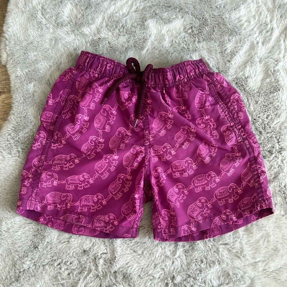 VILEBREQUIN Boys Elephant Dance Swim Trunks size 6yrs